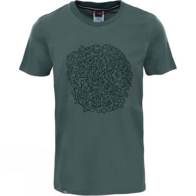 Tee The North Face Manga Corta NSE Series Hombre - Verde - Chile NSF029674